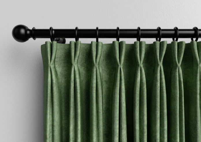 Florence Faux Suede, Hunter Green - Made to Measure Curtains - Image 10